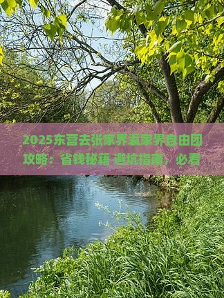 东营去张家界袁家界自由团